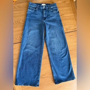 Women’s FRAME beautiful Le Slim Palazzo High Waist Wide Leg jeans. Size 29